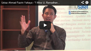 Kuliah UMUM : "I Miss U, Ramadhan"